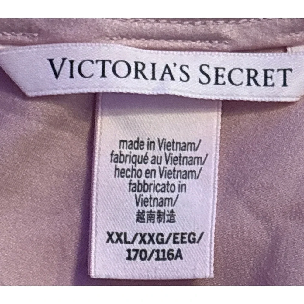 Victoria's Secret Women's Pink Satin Strappy Camisole Lingerie Top Size XXL
